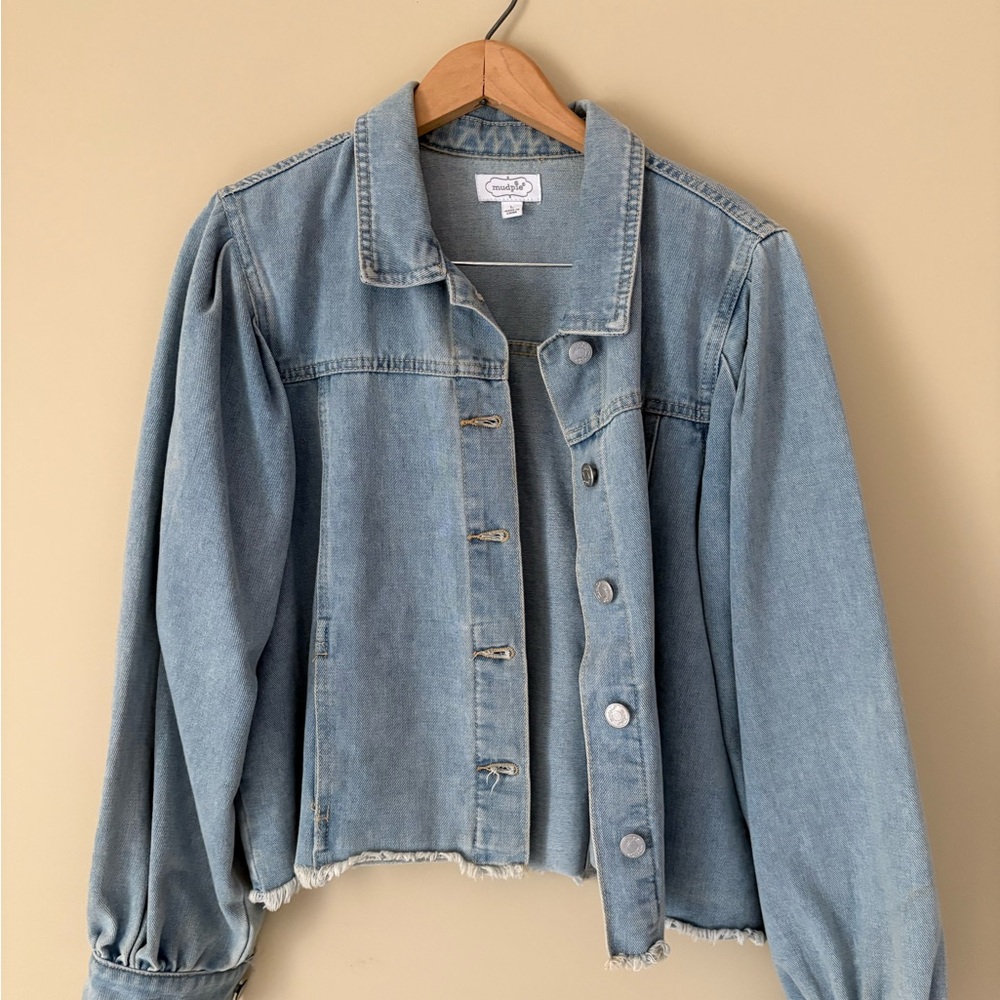 Mud Pie Light Blue Jean Jacket